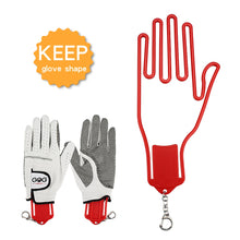 Load image into Gallery viewer, Golf Glove Holder with Key Chain Plastic Glove Rack