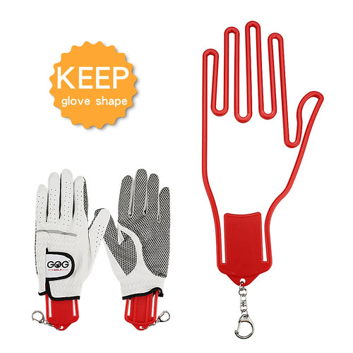 Golf Glove Holder with Key Chain Plastic Glove Rack