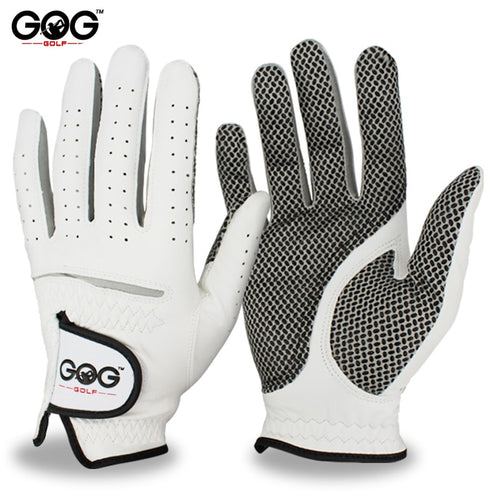 Genuine Leather Golf Gloves Men's Soft Breathable